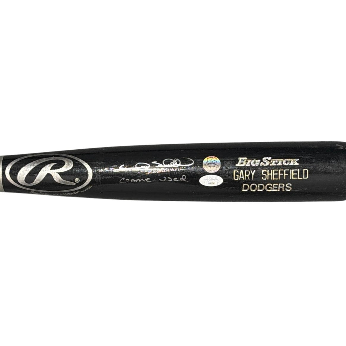 Gary Sheffield Signed Game Used Rawlings Black Bat JSA COA Dodgers A-Powers Sports Memorabilia