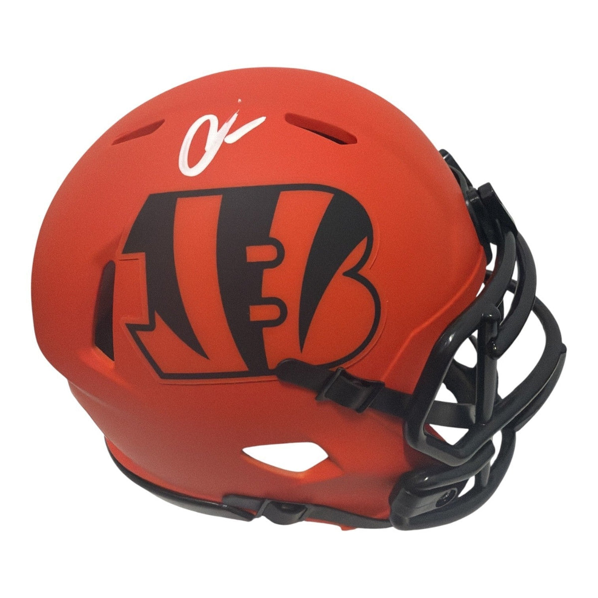 Chad Johnson Signed Cincinnati Bengals Rave Mini Helmet JSA Witness COA-Powers Sports Memorabilia