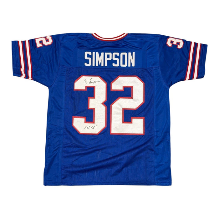 OJ Simpson Signed Custom Jersey w/ HOF 85 JSA Authenticated-Powers Sports Memorabilia
