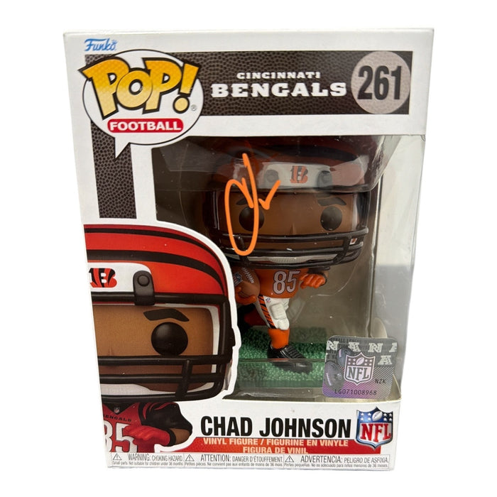 Chad Johnson Signed Cincinnati Bengals NFL Funko Pop 261 JSA Witness Authenticated-Powers Sports Memorabilia