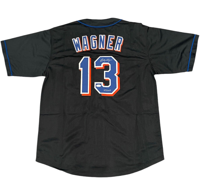Billy Wagner Signed Auto Autographed New York Mets Jersey w/ 422 SVS JSA COA-Powers Sports Memorabilia