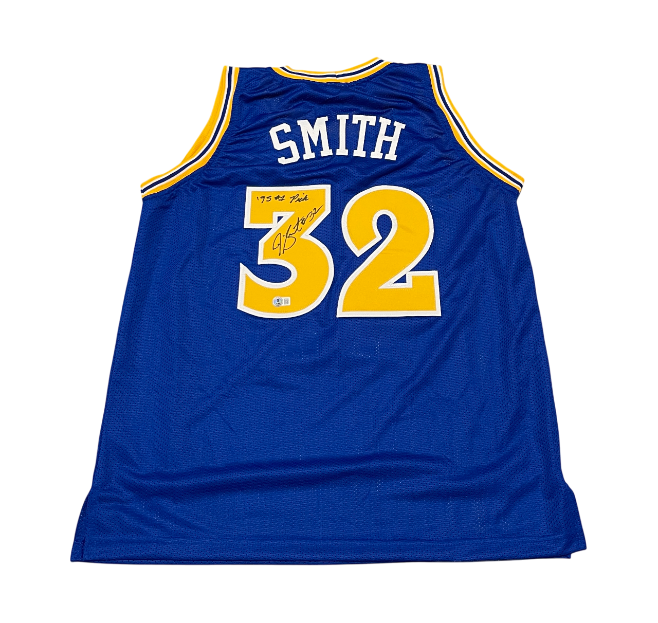 Joe Smith Signed Custom Jersey 95 #1 Pick Beckett Authenticated-Powers Sports Memorabilia