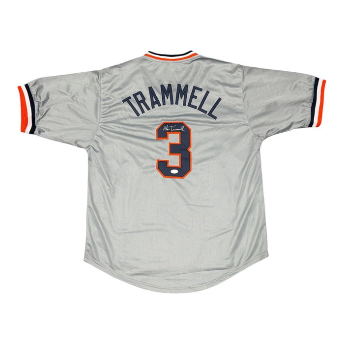 Alan Trammell Signed Custom Jersey JSA Witness Authenticated-Powers Sports Memorabilia