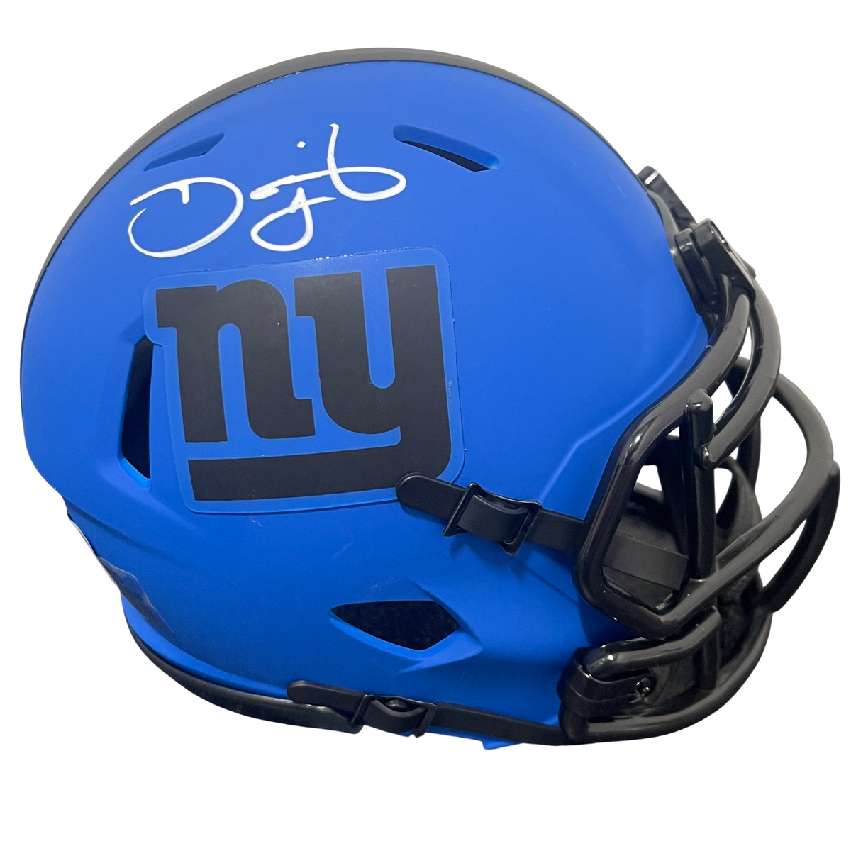 David Tyree Signed New York Giants Rave Mini Helmet Beckett Witness Authenticated-Powers Sports Memorabilia