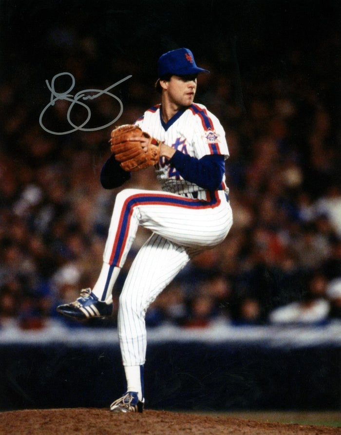 Roger McDowell Signed New York Mets 8x10 Photo LSCM Authenticated #3-Powers Sports Memorabilia