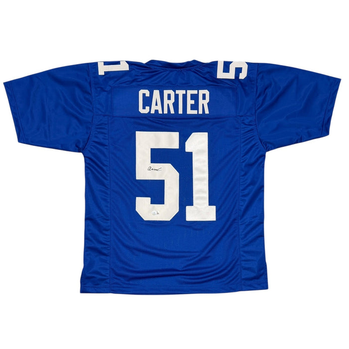 Abdul Carter Signed Custom Jersey Beckett Witness Authenticated-Powers Sports Memorabilia