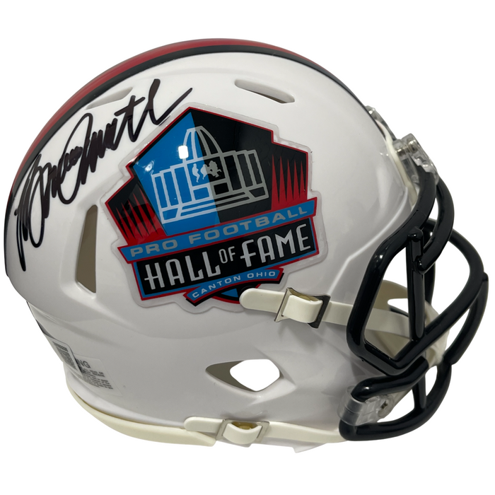 Bruce Smith Signed Pro Football HOF Speed Mini Helmet Beckett Witness Authenticated-Powers Sports Memorabilia