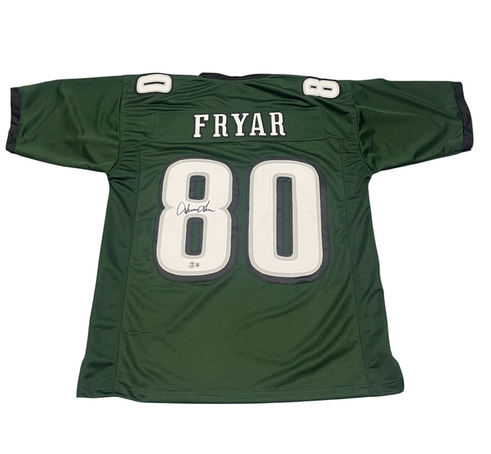 Irving Fryar Signed Custom Jersey Beckett Witness Authenticated-Powers Sports Memorabilia