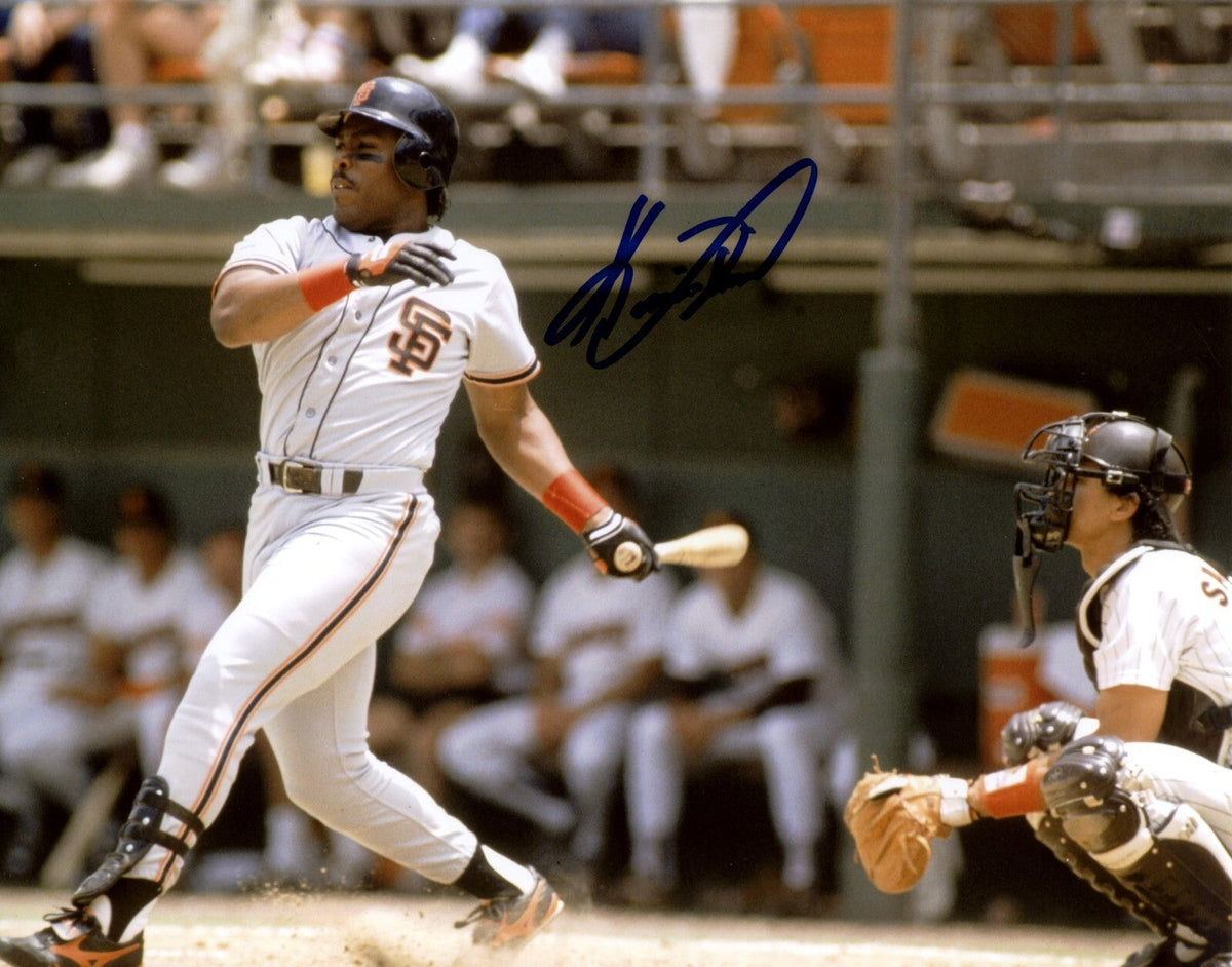 Kevin Mitchell Signed Auto Autographed San Francisco Giants 8x10 Photo LSCM Authenticated-Powers Sports Memorabilia