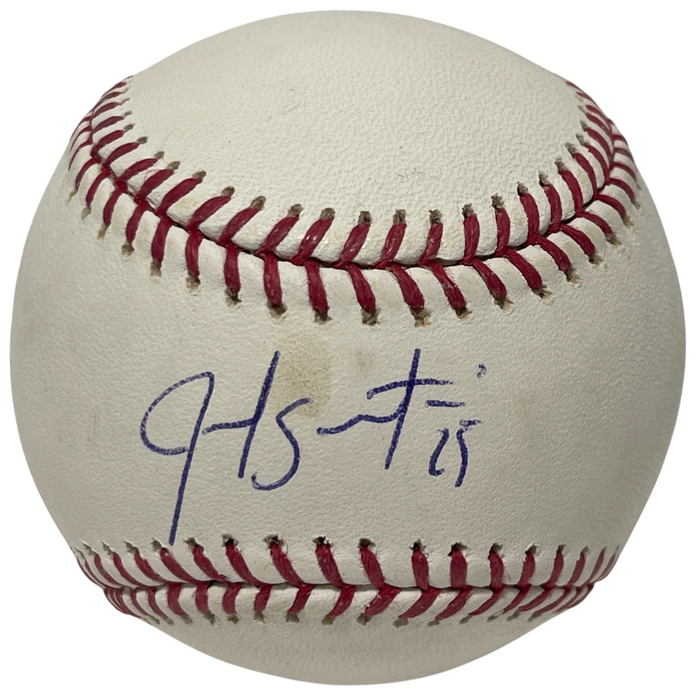 Jarrod Saltalamacchia Signed ROMLB Baseball Boston Red Sox LSCM Authenticated-Powers Sports Memorabilia