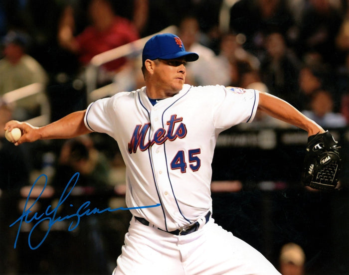 Jason Isringhausen Signed New York Mets 8x10 Photo LSCM Authenticated #2-Powers Sports Memorabilia