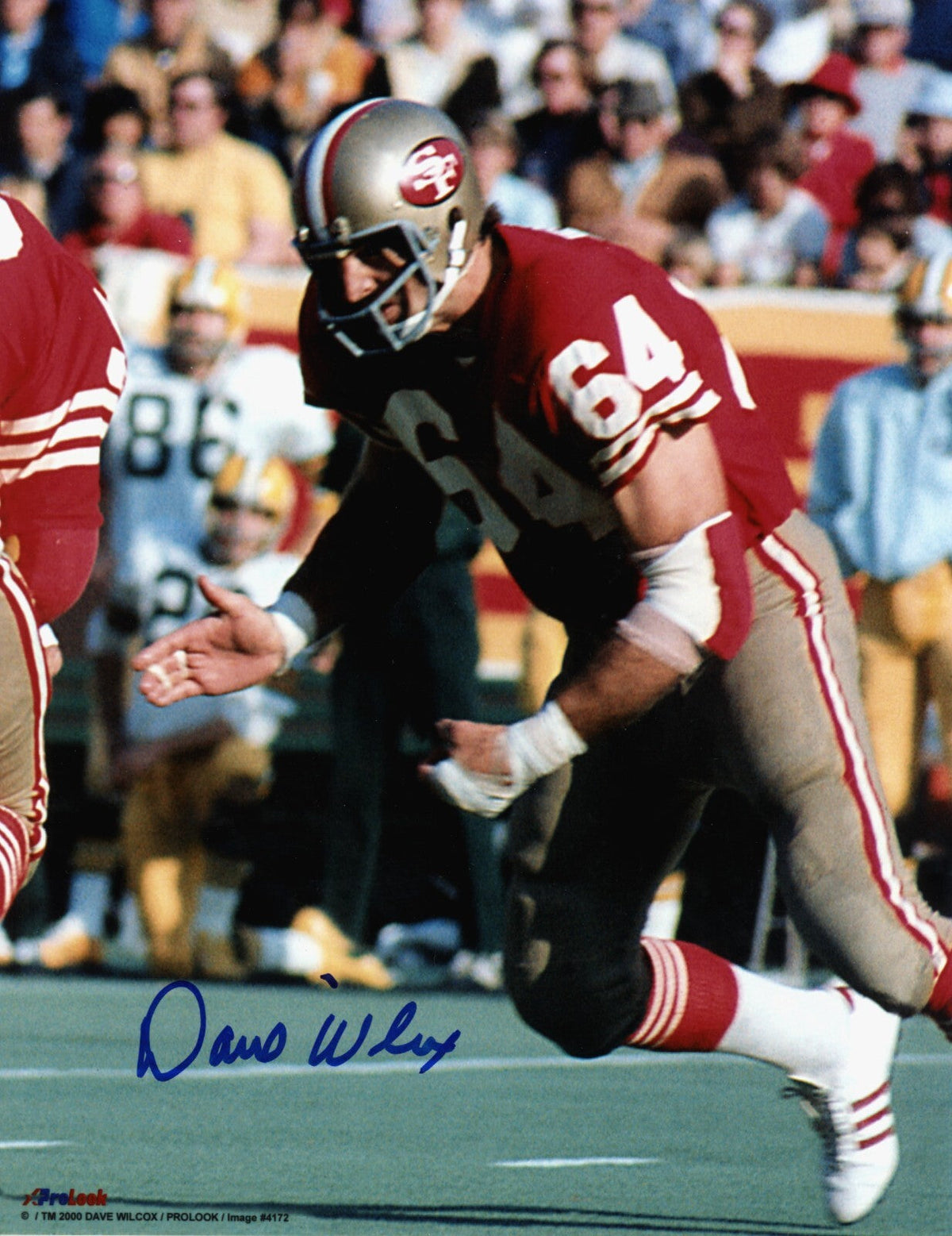 Dave Wilcox Signed Autographed San Francisco 49ers 8x10 Photo LSCM COA-Powers Sports Memorabilia