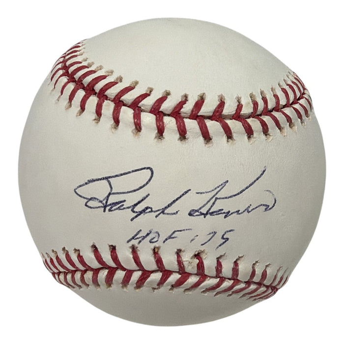 Ralph Kiner Signed ROMLB Baseball w/ HOF 75 JSA Authenticated Pirates-Powers Sports Memorabilia