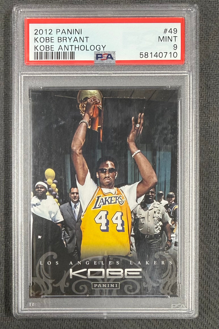 Kobe Bryant 2012 Panini Kobe Anthology Los Angeles Lakers Basketball Card #49 Graded PSA 9 Cert #58140710-Powers Sports Memorabilia