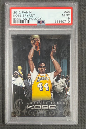 Kobe Bryant 2012 Panini Kobe Anthology Los Angeles Lakers Basketball Card #49 Graded PSA 9 Cert #58140710