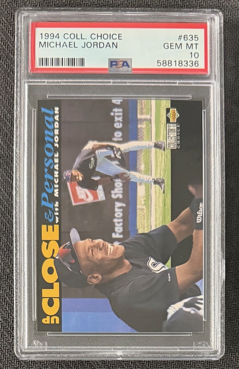 Michael Jordan 1994 Upper Deck Collectors Choice Basketball Card #635 PSA 10-Powers Sports Memorabilia