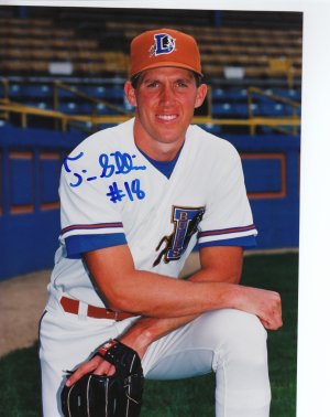 Tim Gillis Autographed Durham Bulls 8x10 Photo-Powers Sports Memorabilia