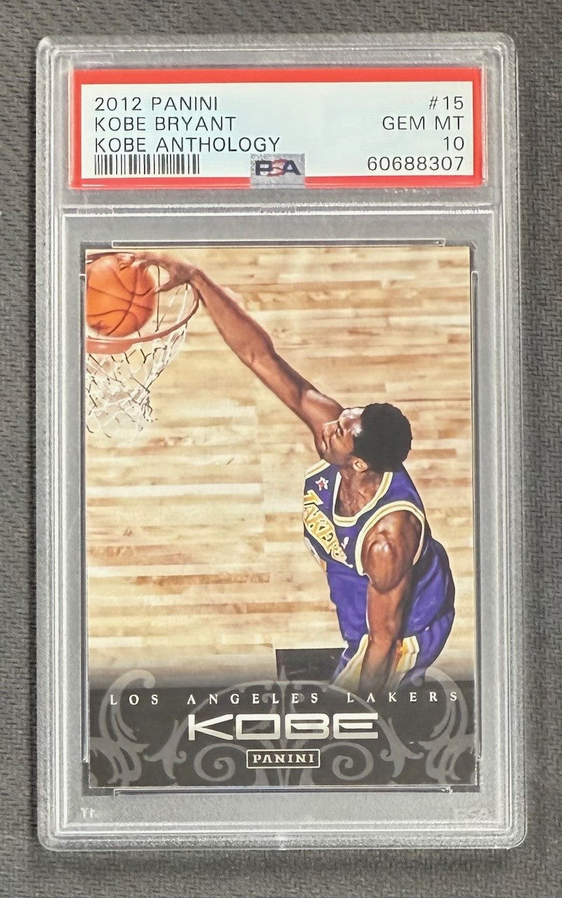 Kobe Bryant 2012 Panini Kobe Anthology Basketball Card #15 Graded PSA 10 Cert #60688307-Powers Sports Memorabilia