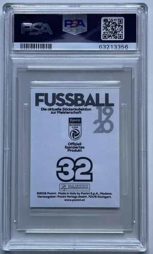 Erling Haaland 2019 Panini Fussball Bundesliga Soccer Rookie Card #32 Graded PSA 6-Powers Sports Memorabilia