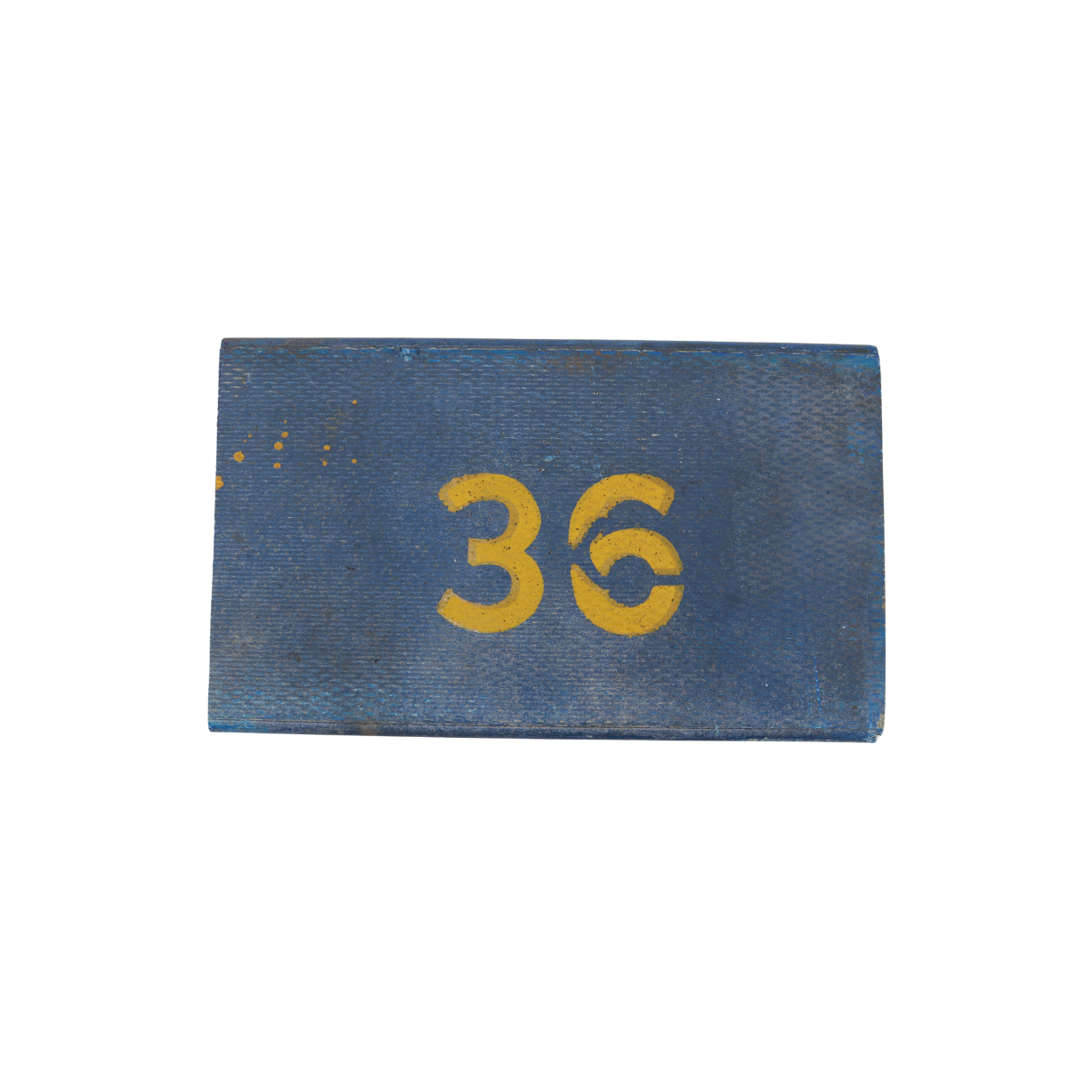 Michigan Wolverines Authentic 60's-90's Big House Fiberglass #36 Bleacher Seat-Powers Sports Memorabilia