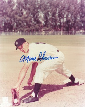 Bill "Moose" Skowron Autographed New York Yankees 8x10 Photo (deceased)-Powers Sports Memorabilia
