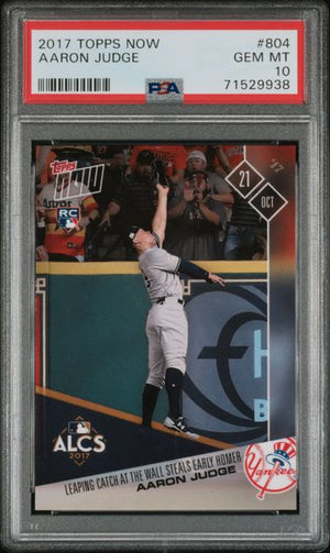 Aaron Judge 2017 Topps Now Baseball Rookie Card #804 Graded PSA 10-Powers Sports Memorabilia