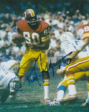 Roy Jefferson Autographed Washington Vintage Football 8x10 Photo #80 - COA-Powers Sports Memorabilia