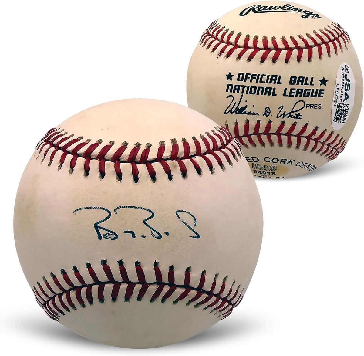 Barry Bonds Autographed Baseball Break – 10 Spots