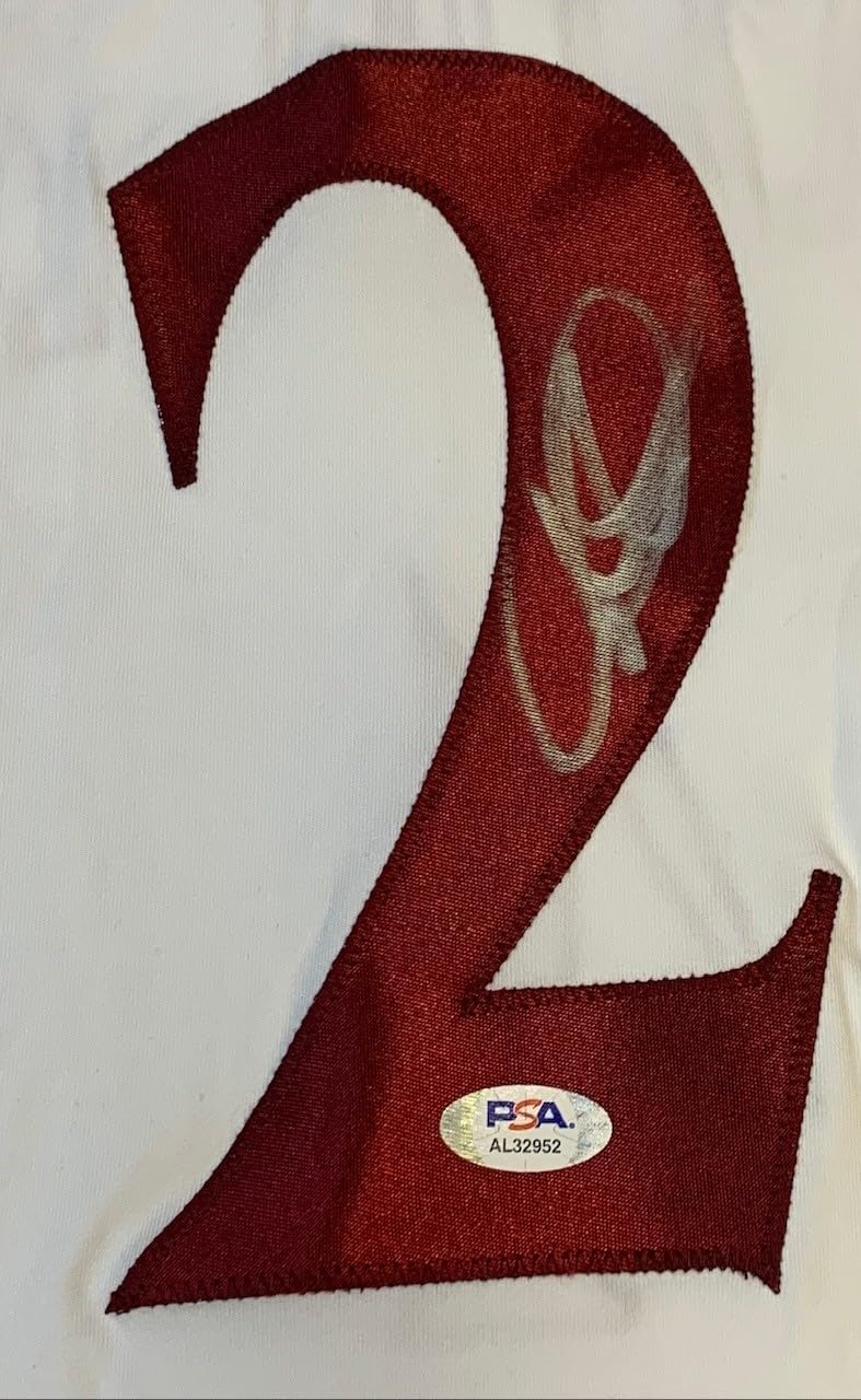 Joe Johnson Autographed Arkansas Signed Basketball Jersey PSA DNA COA-Powers Sports Memorabilia