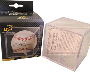 Joe DiMaggio Autographed New York Yankees Signed American League Baseball JSA COA With UV Display Case ZZ26948-Powers Sports Memorabilia