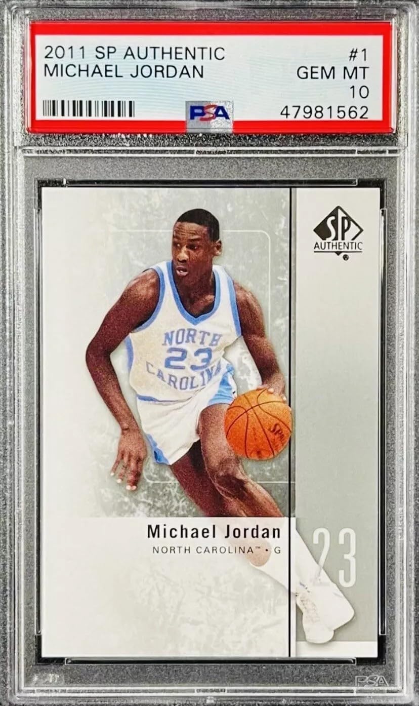 Michael Jordan 2011 Upper Deck SP Authentic Basketball Card #1 Graded PSA 10-Powers Sports Memorabilia