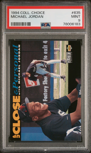 Michael Jordan 1994 Upper Deck Collectors Choice Basketball Card #635 PSA 9-Powers Sports Memorabilia