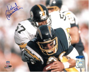 Mike Merriweather Autographed Pittsburgh Steelers 8x10 Photo-Powers Sports Memorabilia