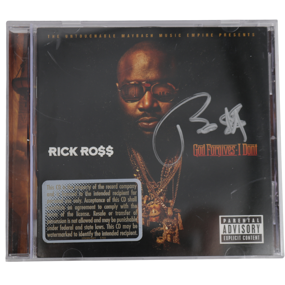 Rick Ross Signed God Forgives, I Don't CD-Powers Sports Memorabilia