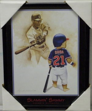 Sammy Sosa "Slammin' Sammy" 8 x 10 Framing Little Pros-Powers Sports Memorabilia