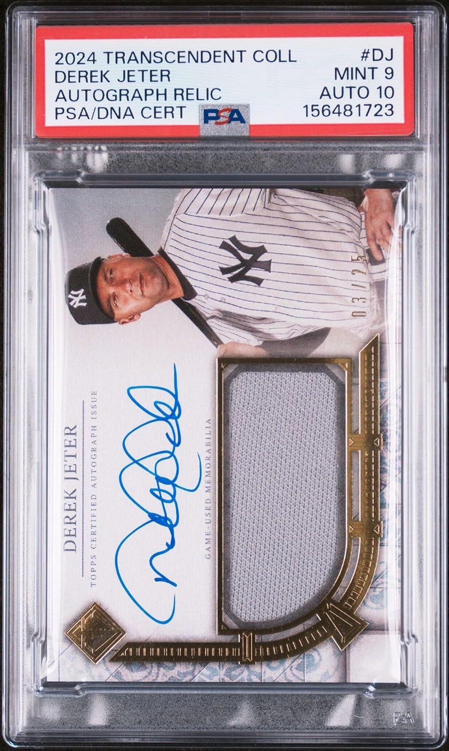 $199 Baseball Card Break – Derek Jeter Auto Relic / PSA Rookie Card Chase-Powers Sports Memorabilia
