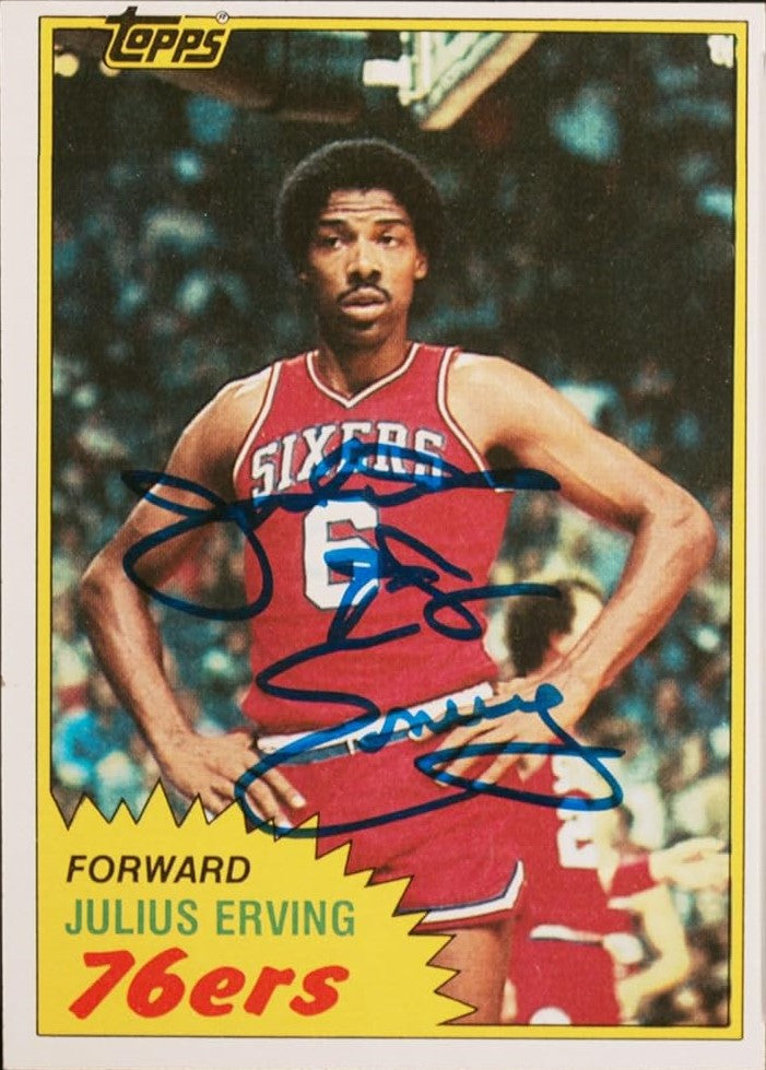 Julius Erving Autograph Signing-Powers Sports Memorabilia
