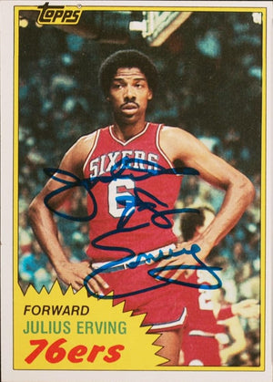 Julius Erving Autograph Signing-Powers Sports Memorabilia