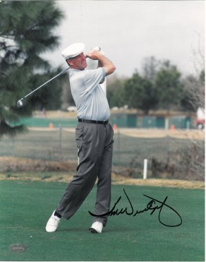 Tom Weiskopf Autographed Golf 8x10 Photo- Mounted Hologram-Powers Sports Memorabilia