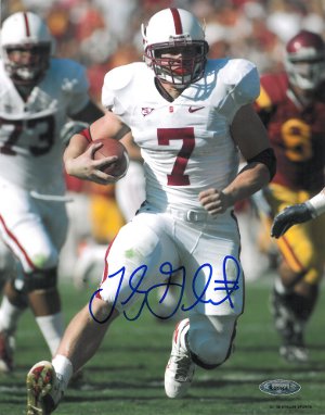 Toby Gerhart Autographed Stanford Cardinal 8x10 Photo- Tri Star Hologram-Powers Sports Memorabilia