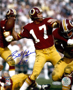 Billy Kilmer Autographed Washington Redskins 16X20 Photo-Powers Sports Memorabilia