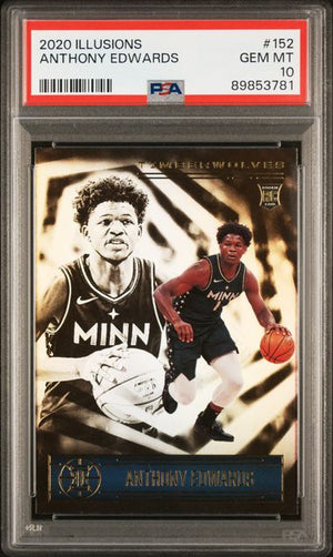 Anthony Edwards 2020 Panini Illusions Basketball Rookie Card #152 Graded PSA 10-Powers Sports Memorabilia