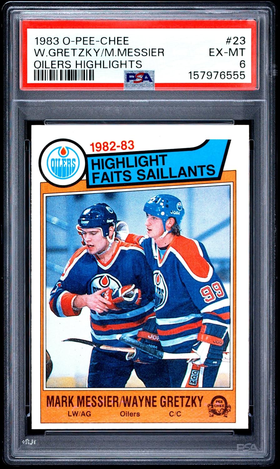 Cartes de hockey non signées