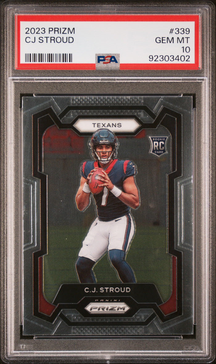 C.J. Stroud 2023 Panini Prizm RC Rookie Card #339 PSA 10