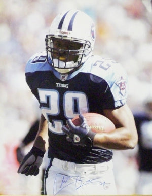 Chris Brown Autographed Tennessee Titans 16X20 Photo-Powers Sports Memorabilia