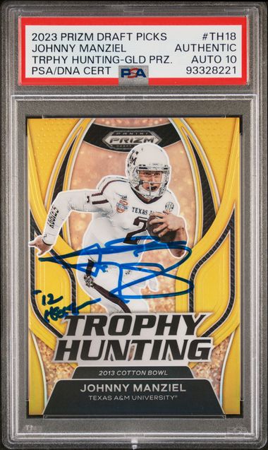 Johnny Manziel Autographed Sports Memorabilia Collectibles