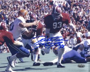 Marty Lyons Autographed Alabama Crimson Tide 8x10 Photo Roll Tide- Steiner Hologram-Powers Sports Memorabilia