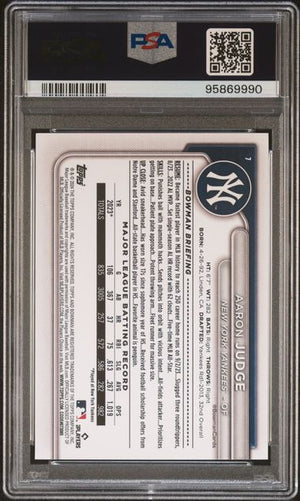 Aaron Judge 2024 Bowman New York Yankees Card #7 PSA 10