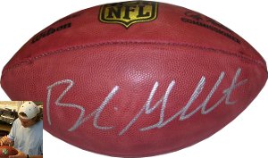 Blaine Gabbert Autographed Official Wilson NFL New Duke Leather Football (Tampa Bay Bucs)-Powers Sports Memorabilia