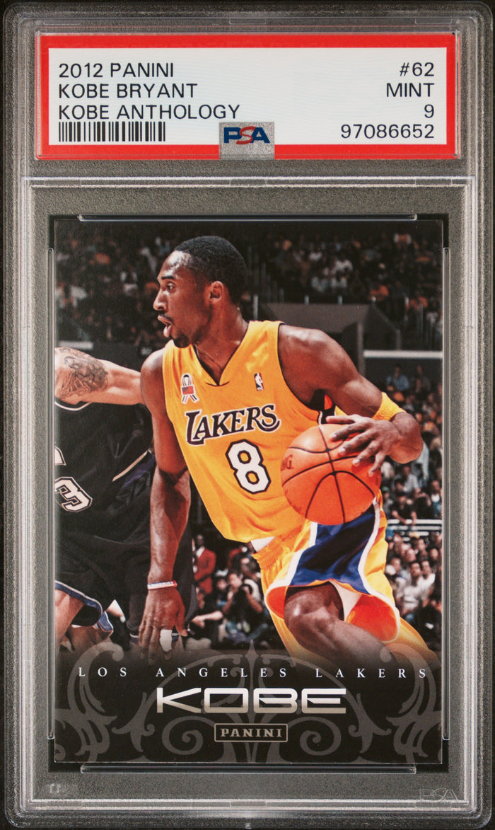 Kobe Bryant 2012 Panini Kobe Anthology Lakers Card #62 PSA 9-Powers Sports Memorabilia